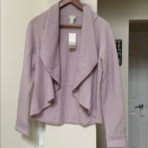 Chico’s light lavender cardigan sweater
